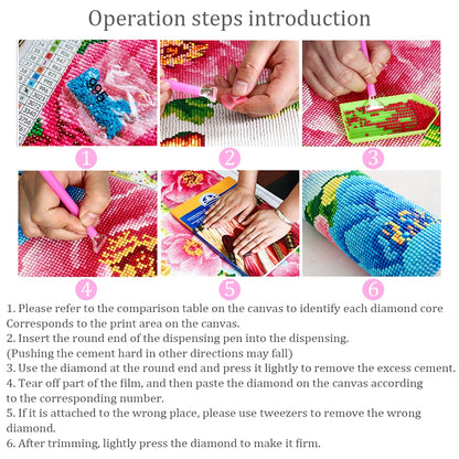 DIY 5D Diamond Painting Moon Tree