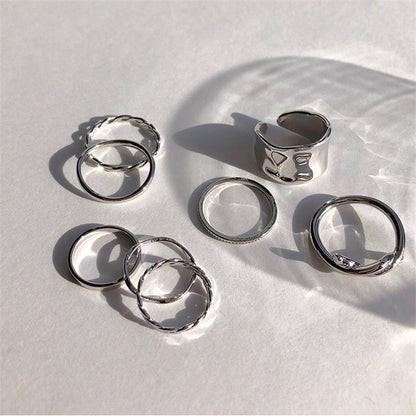 Goldketten-Ring-Set für Damen