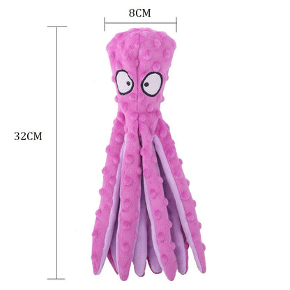 Interactive Plush Octopus Toy for Pets