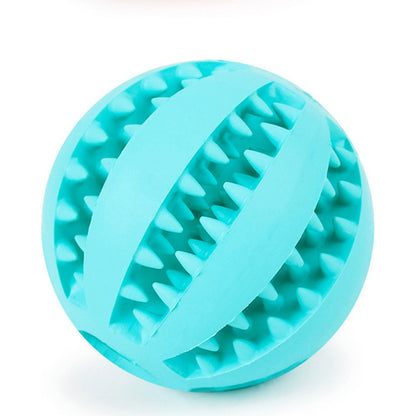 Rubber Snack Ball Toy for Dogs: Fun Tooth-Cleaning Entertainment