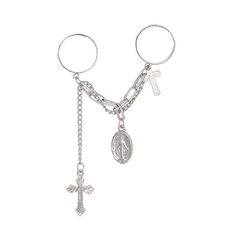 Goldketten-Ring-Set für Damen