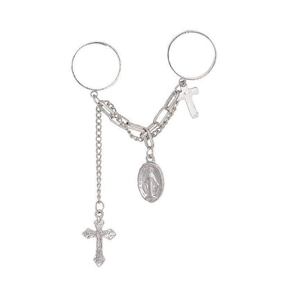 Goldketten-Ring-Set für Damen