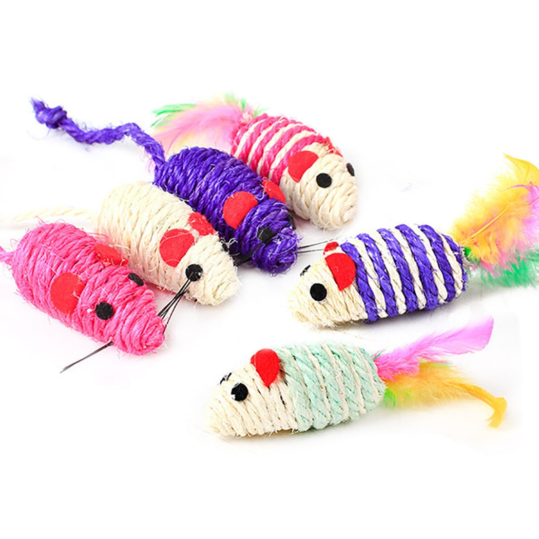 Playful Purrfection: Delight Your Cat with our Colorful Feather Wand and Bell Toy
