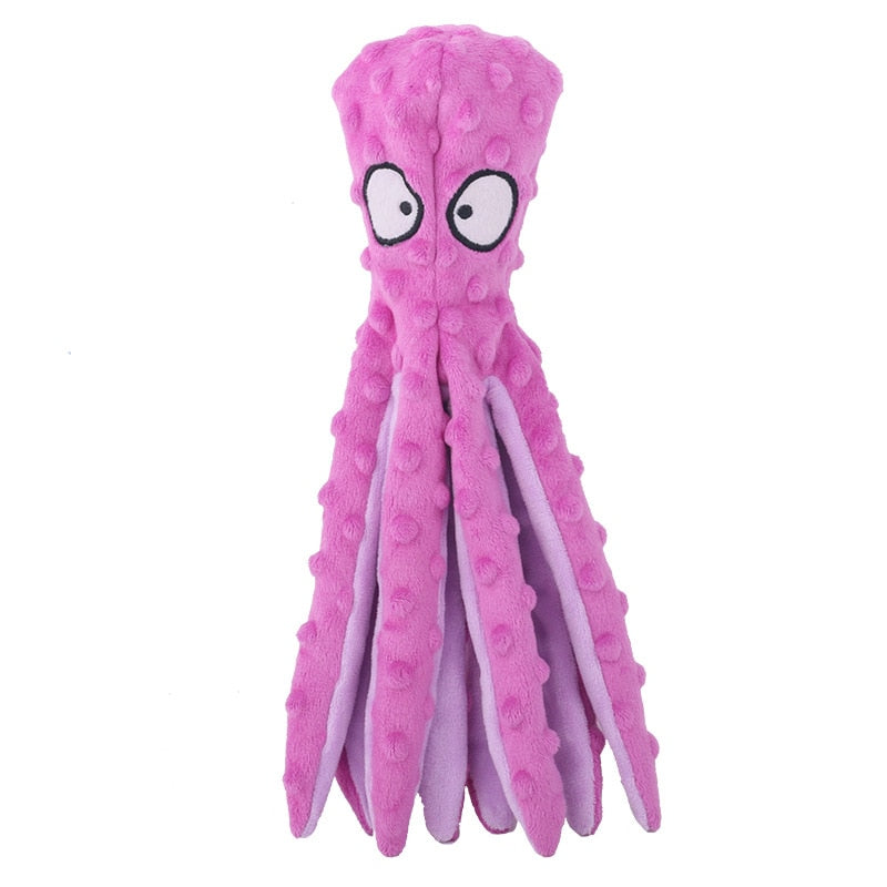 Interactive Plush Octopus Toy for Pets