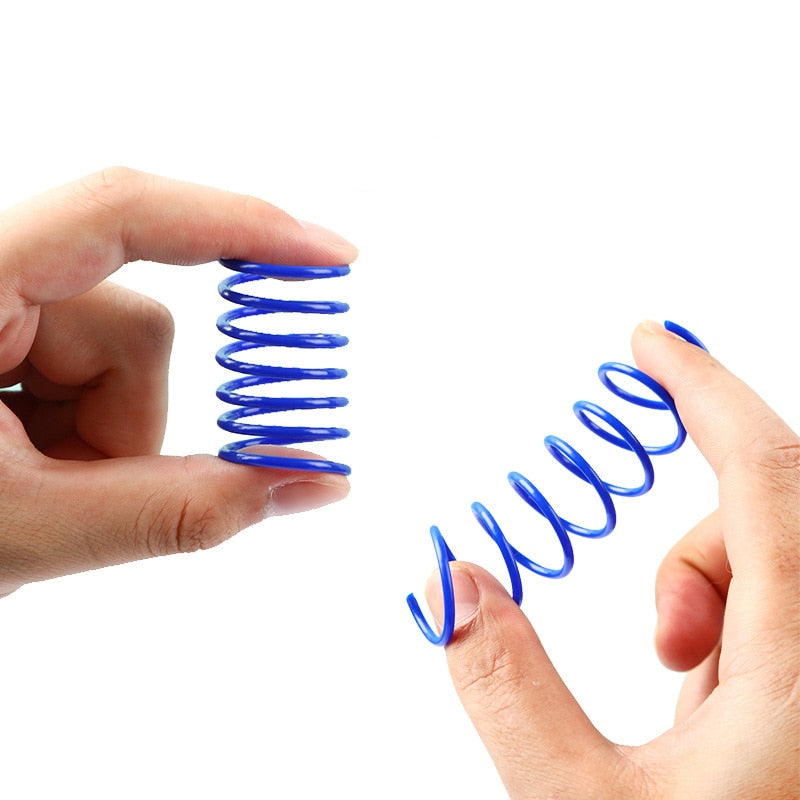 Endless Fun and Playtime: Colorful Springs for Your Feline Friend