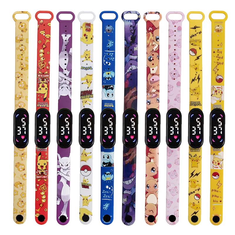 Pokemon LED-Armbanduhr für Kinder