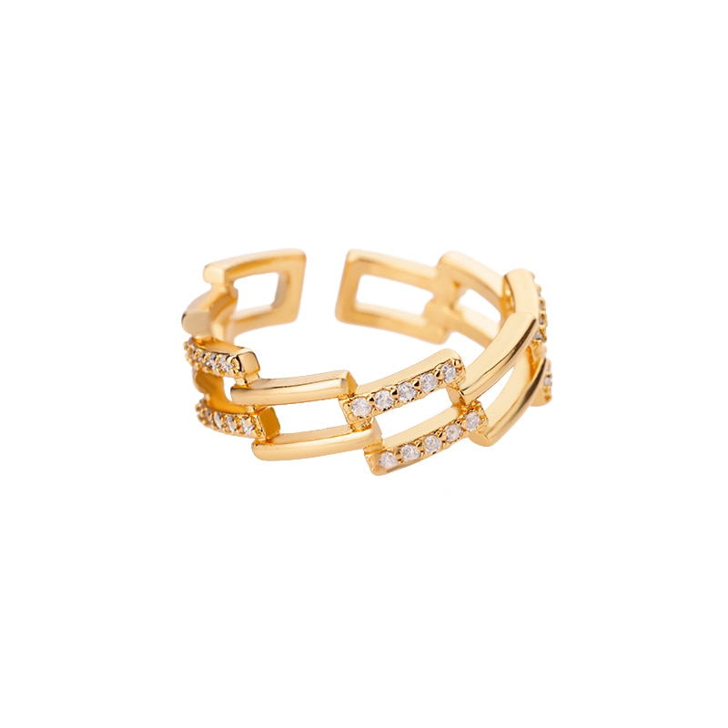 Lightning Rings for Women with Zirconia