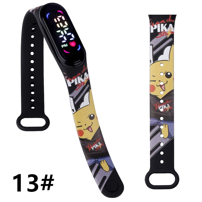 Pokemon LED-Armbanduhr für Kinder
