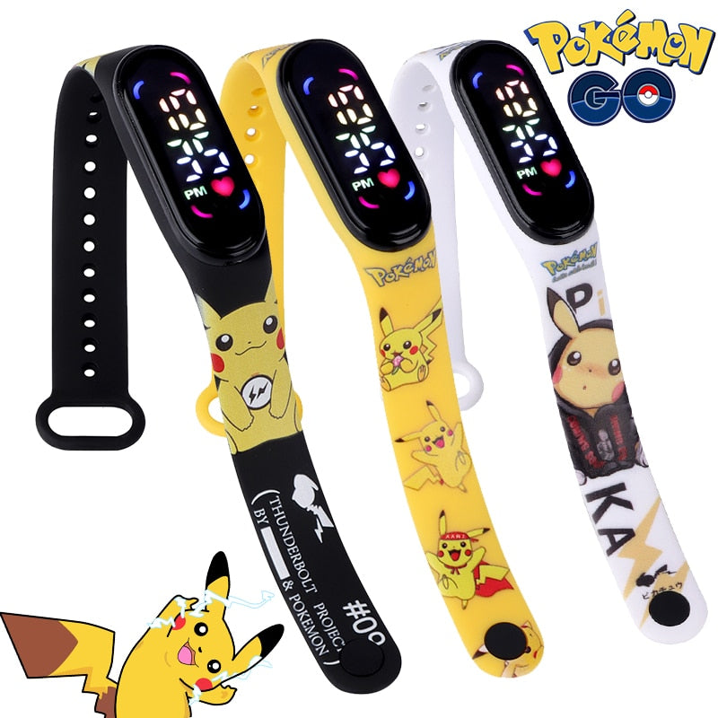 Pokemon LED-Armbanduhr für Kinder