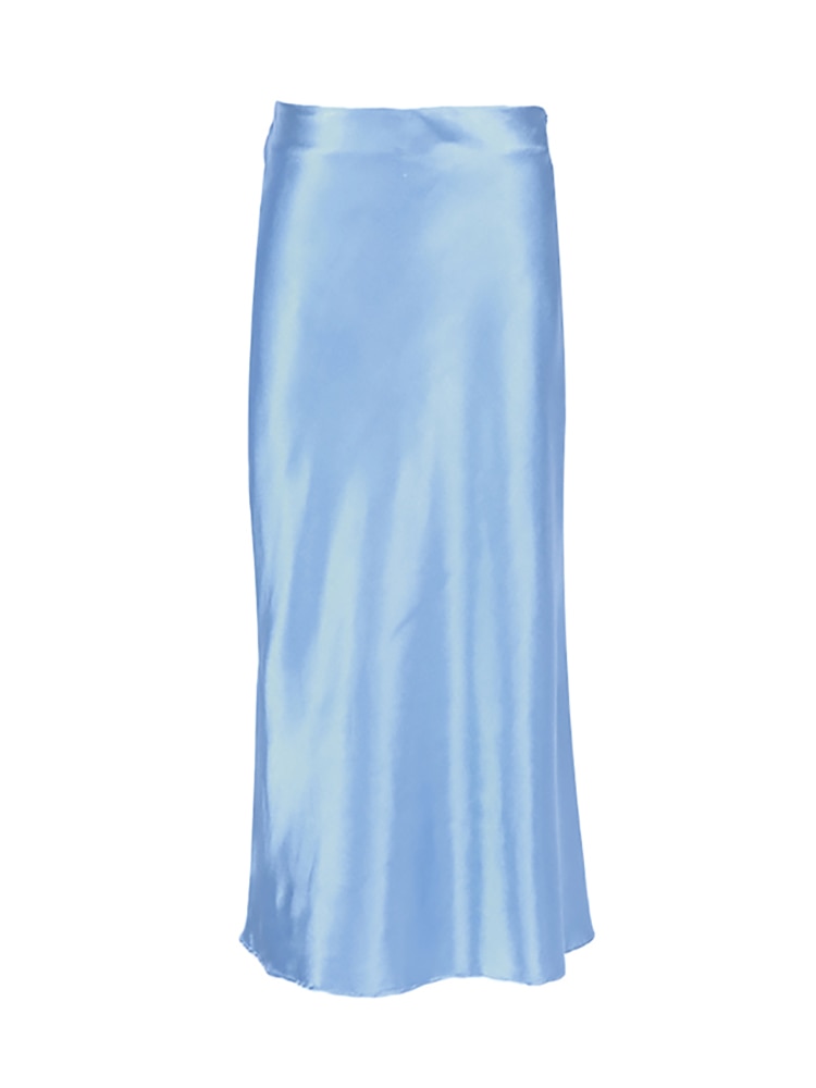 Royal Elegance: 2022 High Waisted Satin Skirt