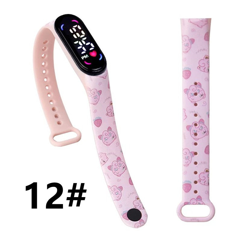 Pokemon LED-Armbanduhr für Kinder