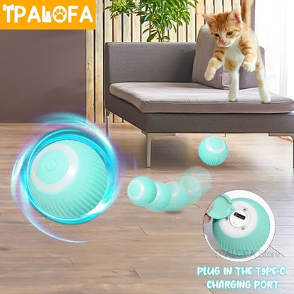 Fun and Entertainment for Your Furry Friend with Our Automatic Rolling Ball Toy for Pets