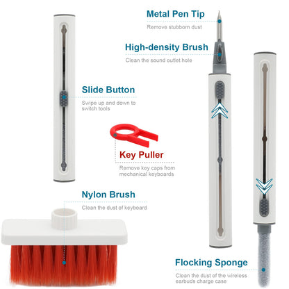 5-in-1-Reinigungsset (Tastenkappen-Abzieher im Lieferumfang enthalten)