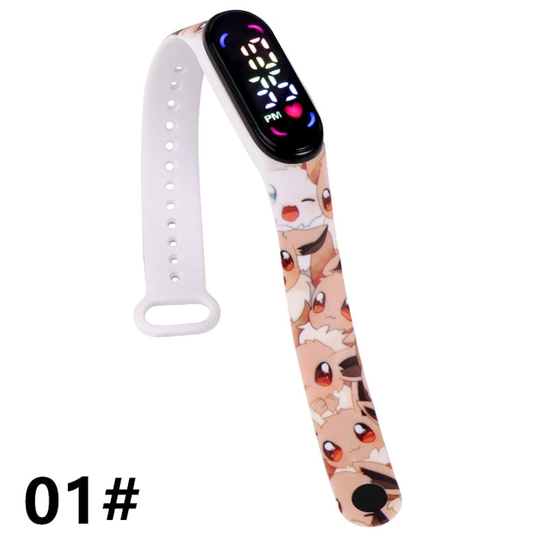 Pokemon LED-Armbanduhr für Kinder