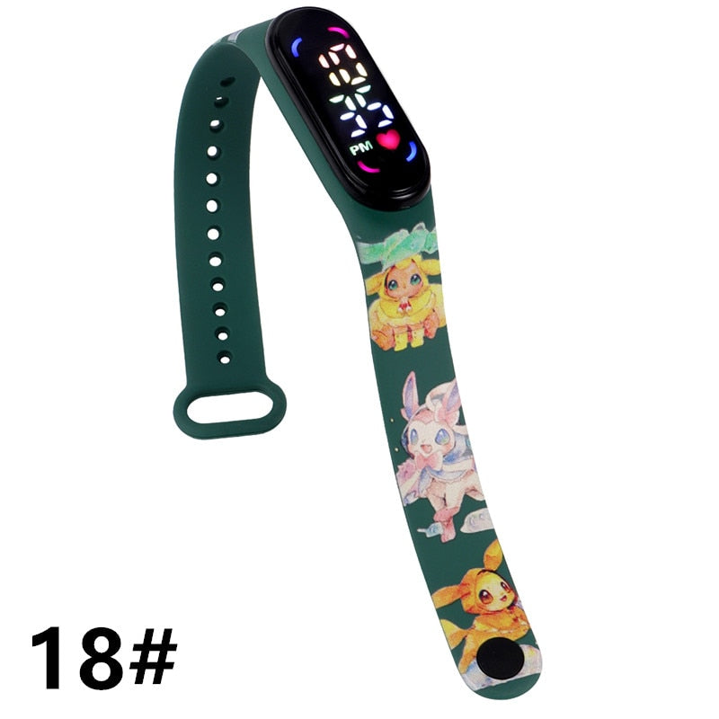 Pokemon LED-Armbanduhr für Kinder