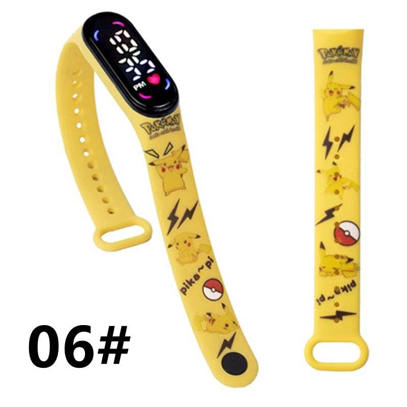 Pokemon LED-Armbanduhr für Kinder