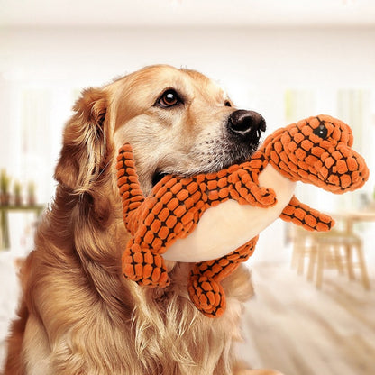Dino-fun for Your Furry Friends: Interactive Pet Plush Toy