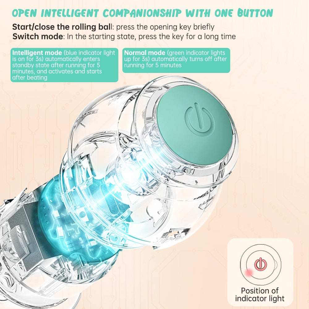 Fun and Entertainment for Your Furry Friend with Our Automatic Rolling Ball Toy for Pets