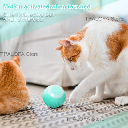 Fun and Entertainment for Your Furry Friend with Our Automatic Rolling Ball Toy for Pets
