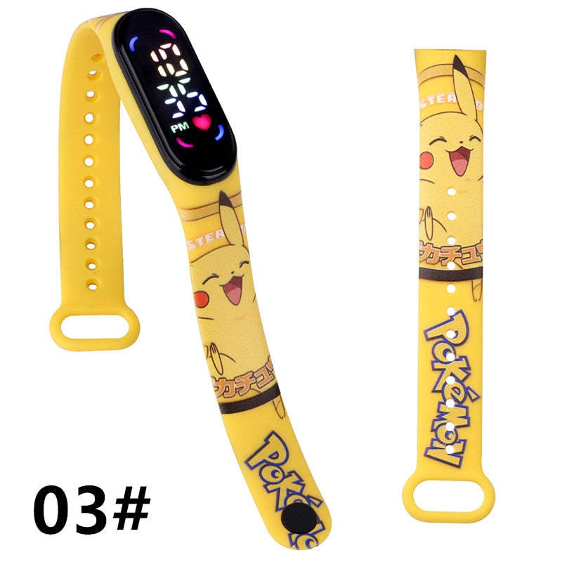 Pokemon LED-Armbanduhr für Kinder