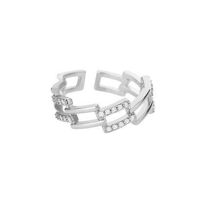 Lightning Rings for Women with Zirconia