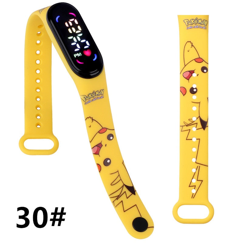 Pokemon LED-Armbanduhr für Kinder
