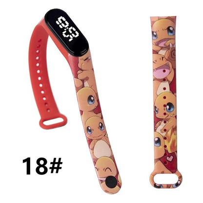 Pokemon LED-Armbanduhr für Kinder